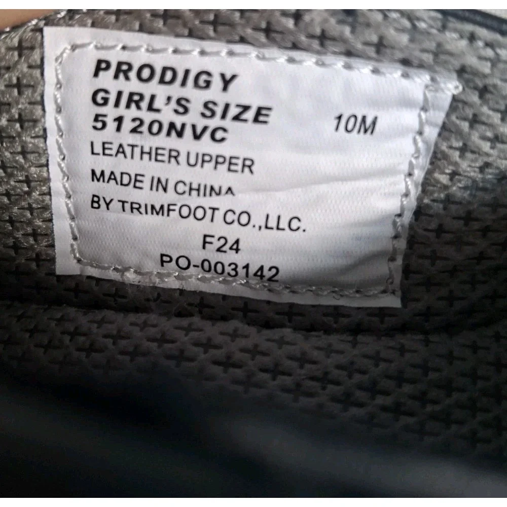 School Issue Girls Prodigy Navy  size 10  Von Maur